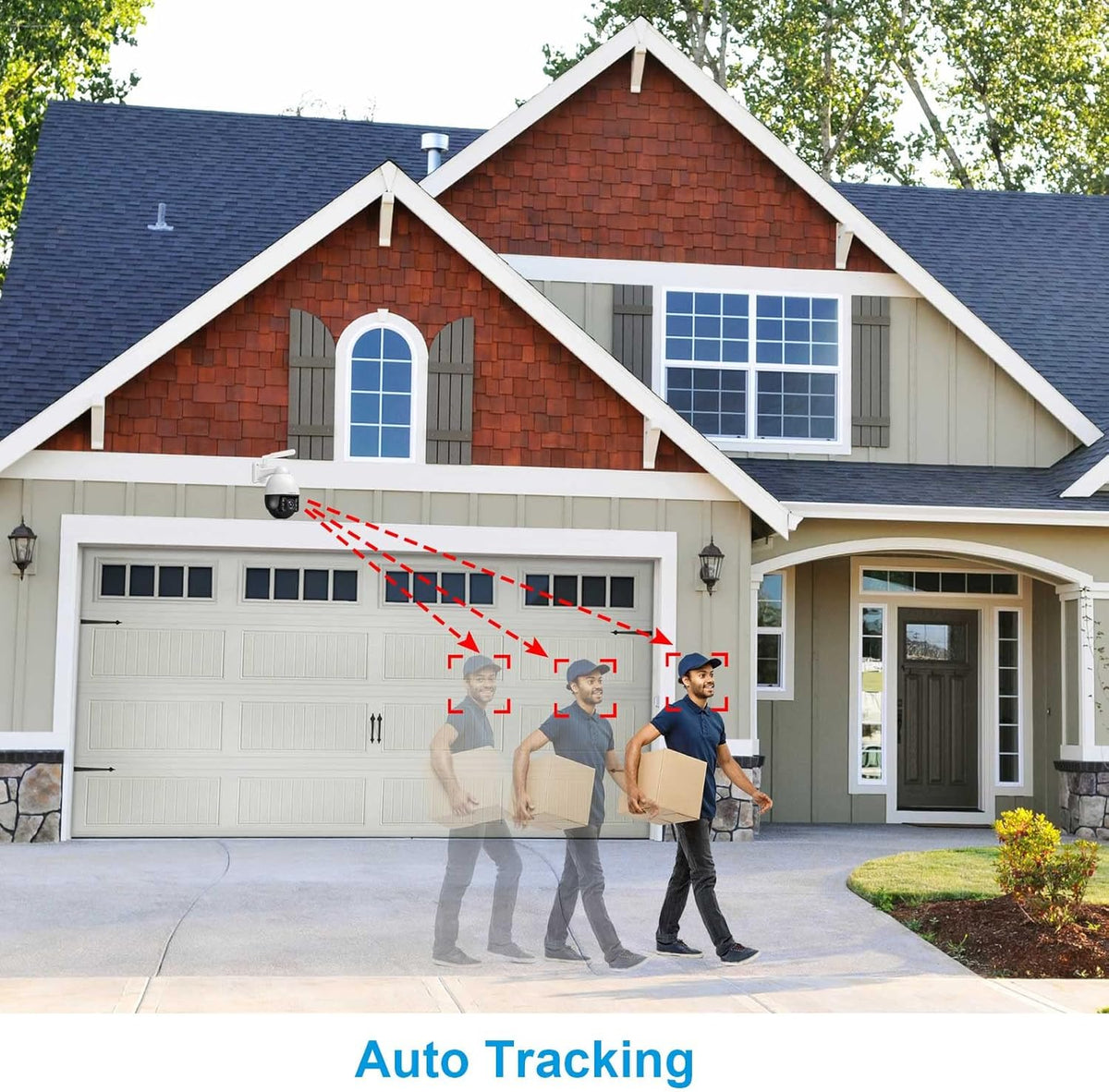 5MP 40x Zoom Auto-Track Rotation Wireless Security Camera L132345