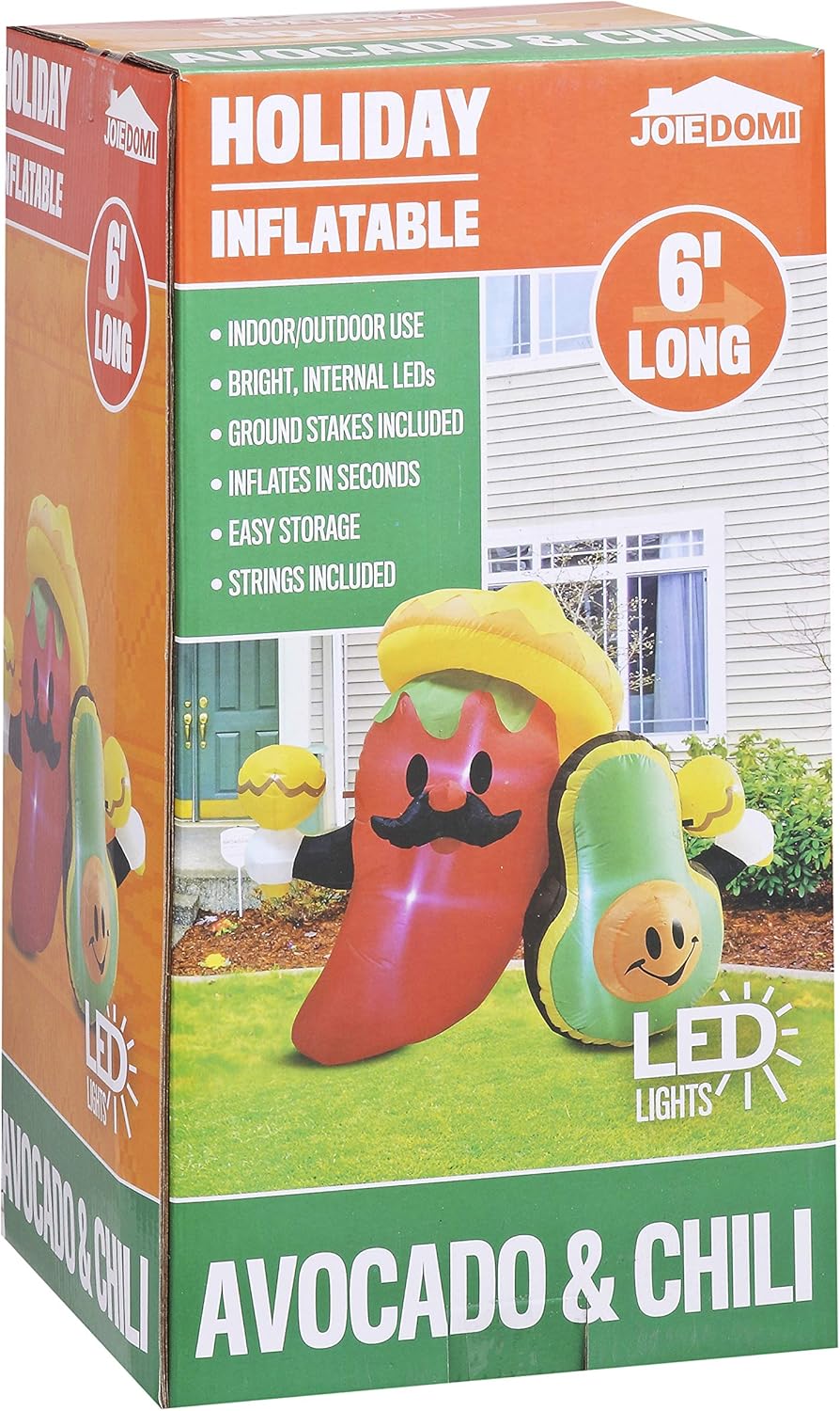 6 FT Inflatable Decoration with LEDs C201690