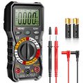 Digital Multimeter with Case, DC AC Voltmeter, Ohm Volt Amp Meter L3665