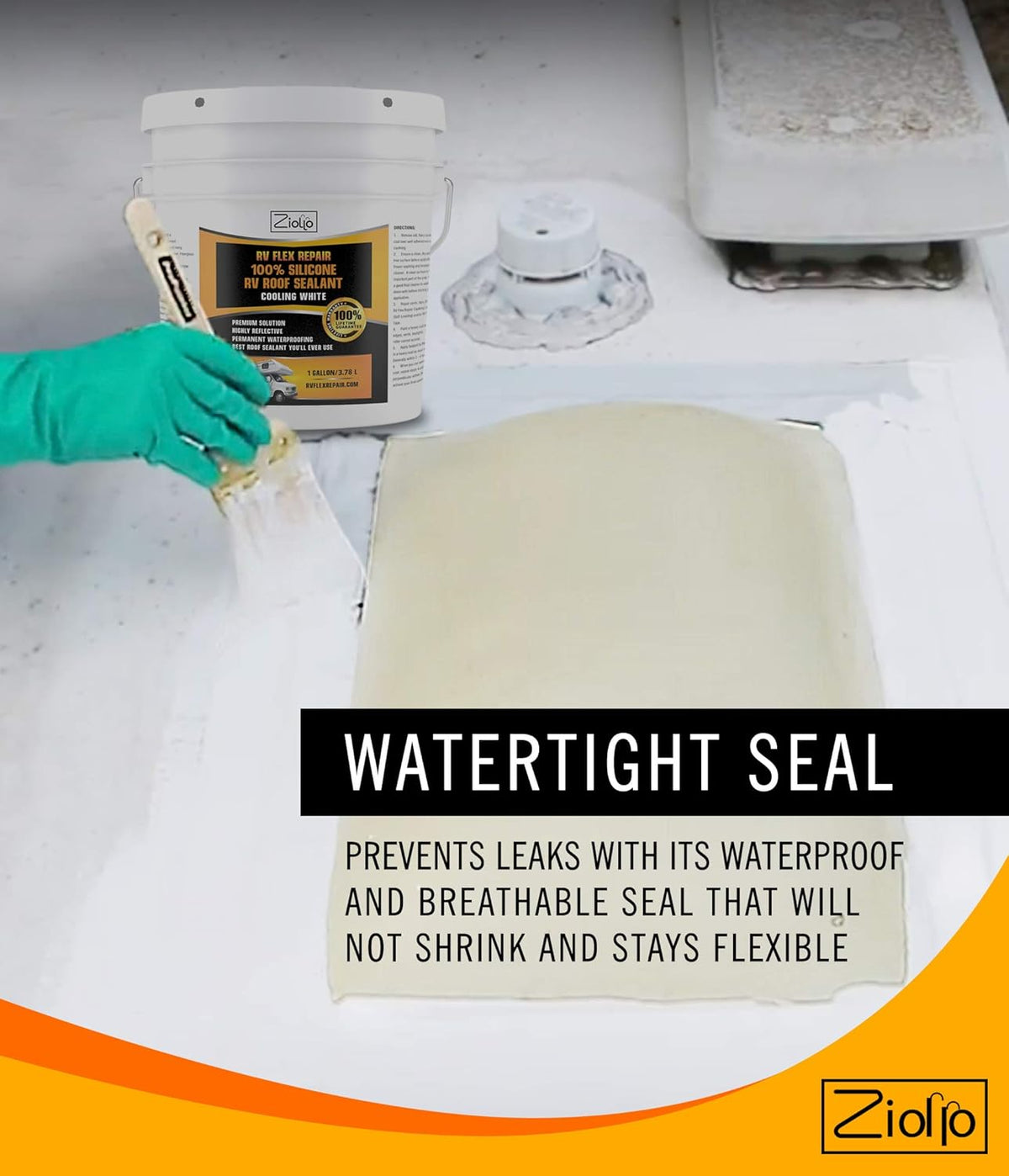 RV Flex Repair Tape Kit with Butyl Sealant C2226