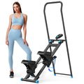 Compact Folding Vertical Climber Machine with Adjustable Handlebar & Pedals C4390