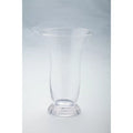 10” Handblown Glass Candle Holder with Pedestal Y701