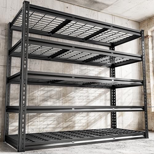 48" W x 24" D x 72" H Metal Garage Shelving I4739