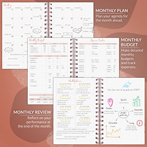 Undated Weekly Planner 6.1" x 8.1" Wild Purple Q233