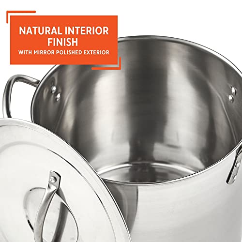 16qt Stainless Steel Stock Pot Y97775