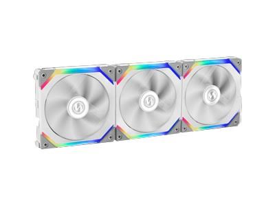 White 120 mm Case Fan (Pack of 3) D2353