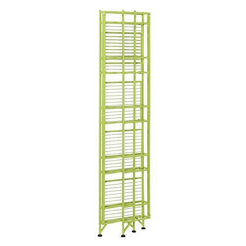 5-Tier Folding Metal Shelving Cobalt Blue O874