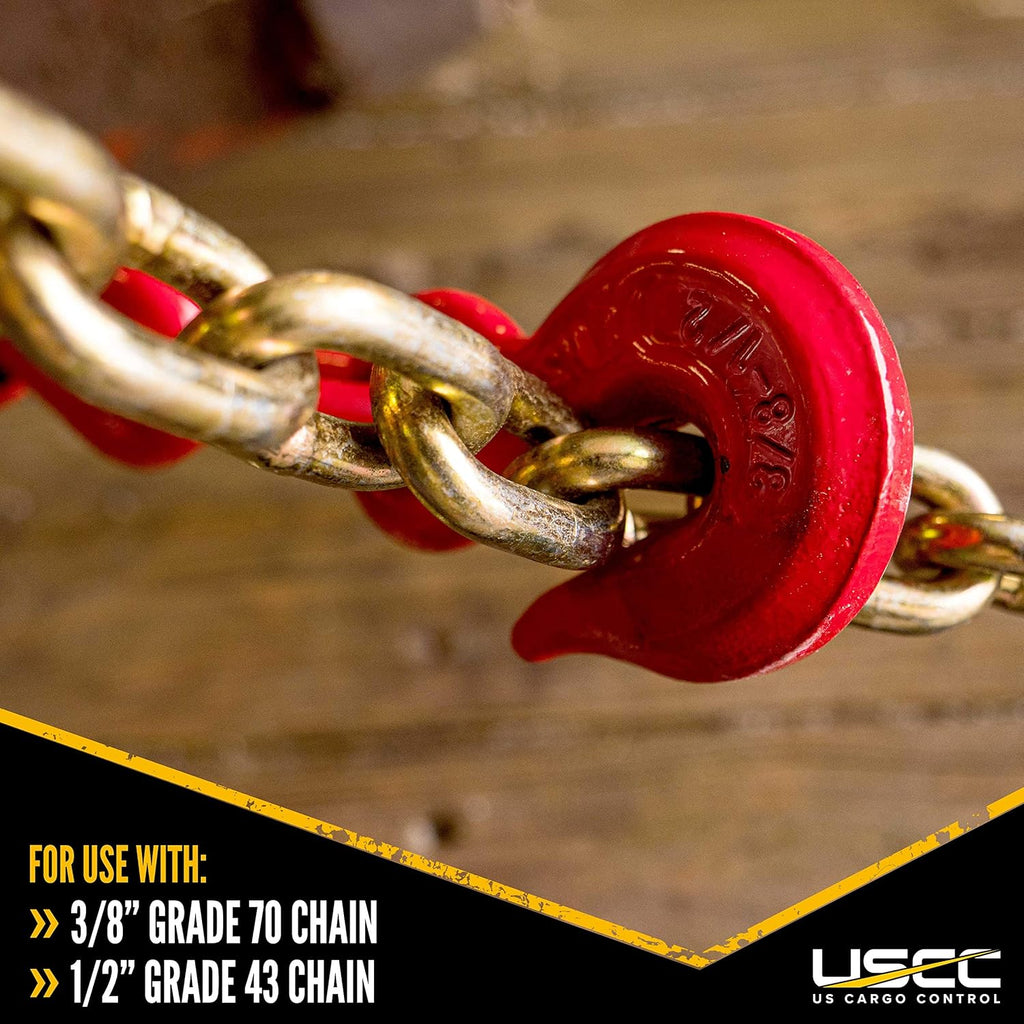 3/8 Inch x 1/2 Inch Lever Chain Binder 4 Pack E621