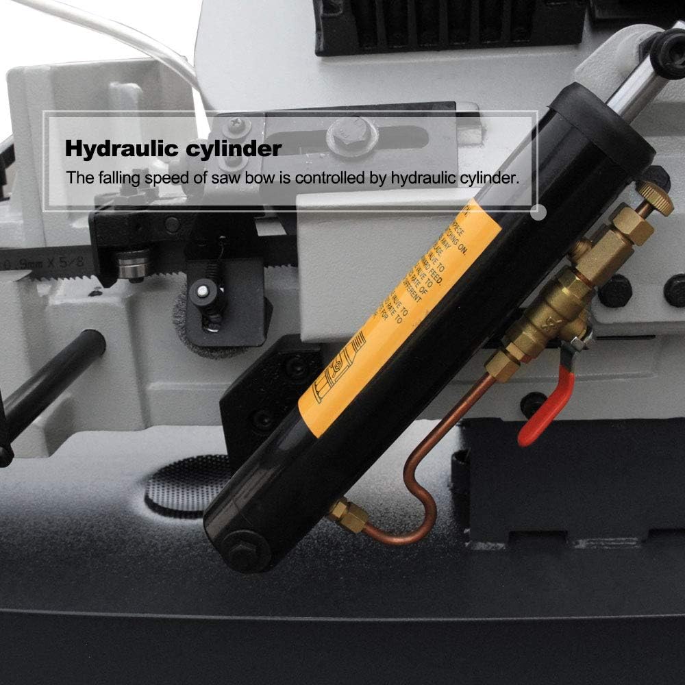 Metal Cutting Horizontal Band Saw 7"x12" Capacity with 1.5HP motor W1652