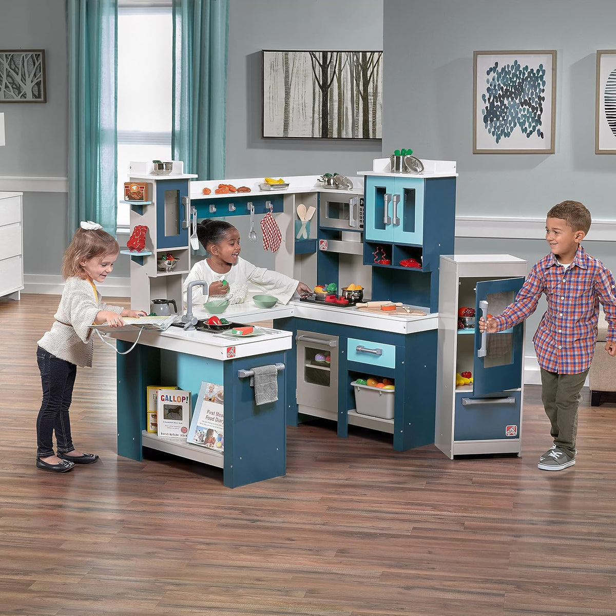 15 Piece Wooden Kitchen Set for Kids R52058
