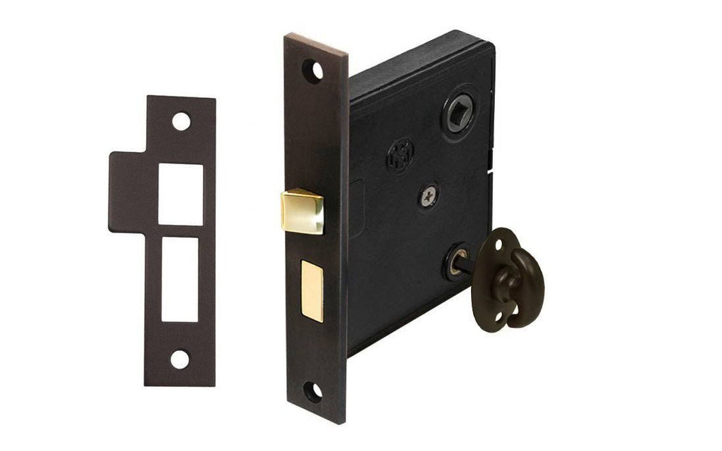 Brass Mortise Lock Set Oil Rubbed Bronze W863100