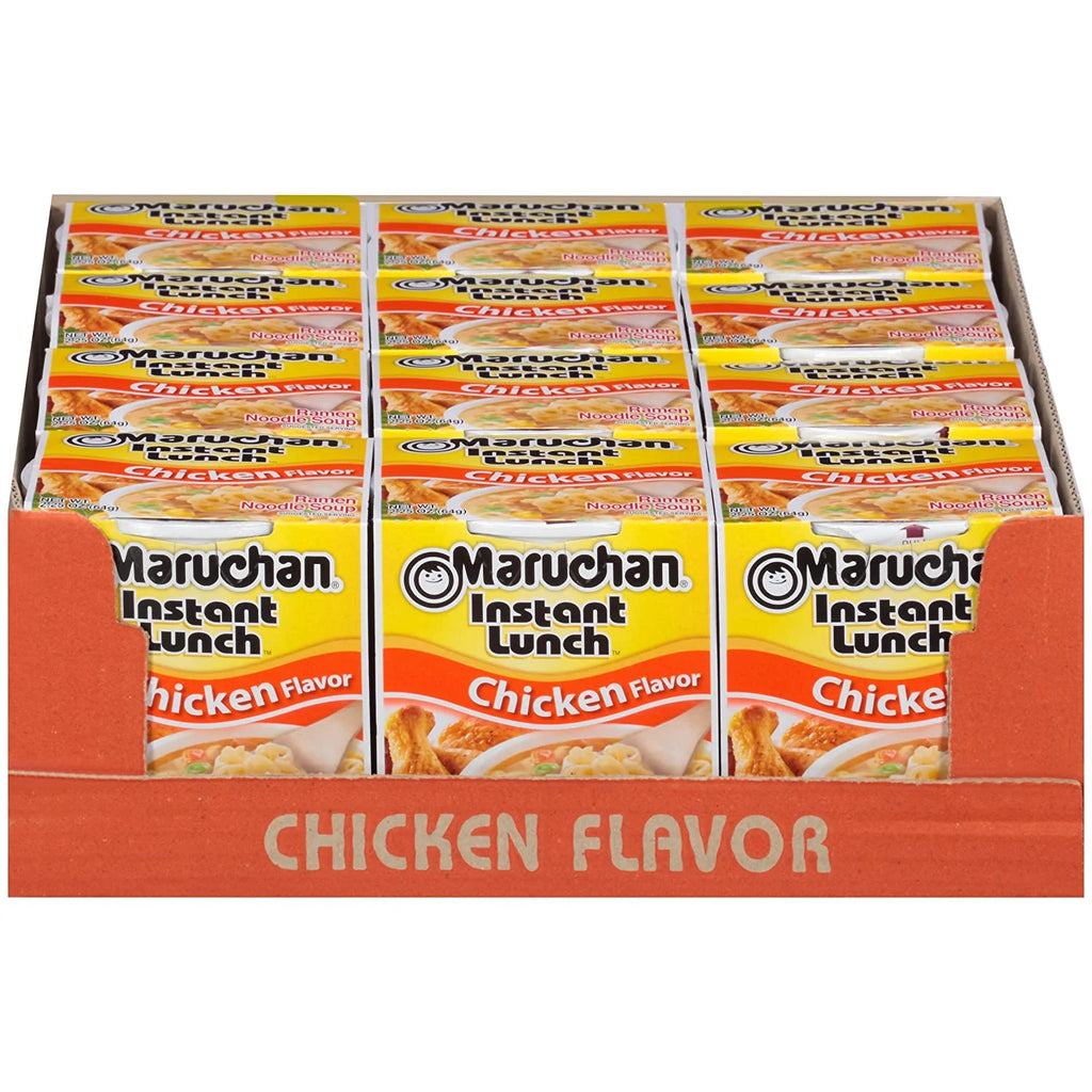 24 Count Instant Ramen Cup Noodles, 12 Beef & 12 Chicken I528709