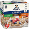 52 Ct. Instant Oatmeal Variety Pack J5034