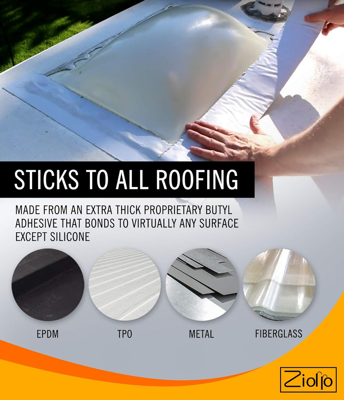 RV Flex Repair Tape Kit with Butyl Sealant C2226