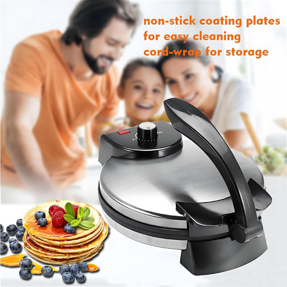 10 Inch Non-Stick Electric Tortilla Maker V740983