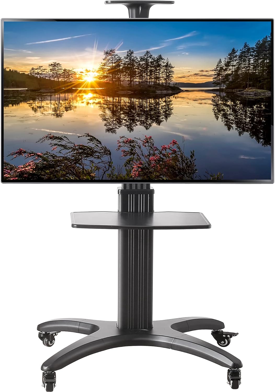 Mobile TV Cart with Wheels for 32 to 65 Inch Flat Panel Screens T606