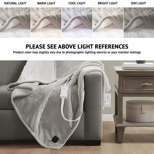 Reversible Electric Blanket, 50x60 Red Plaid E736207