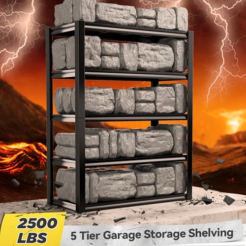 48" W x 24" D x 72" H Metal Garage Shelving I4739