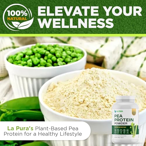 100% Vegan Pea Protein Powder, 1.65LB, Unflavored, 20g Protein, Gluten Free, Non-GMO X216043