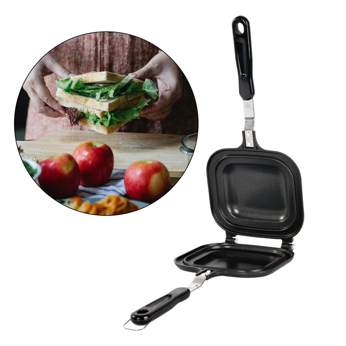 Double Sided Non Stick Breakfast Press W52726