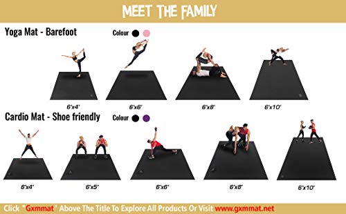 Extra Large 12'x6'x7mm Non-Slip Exercise Mat R8399