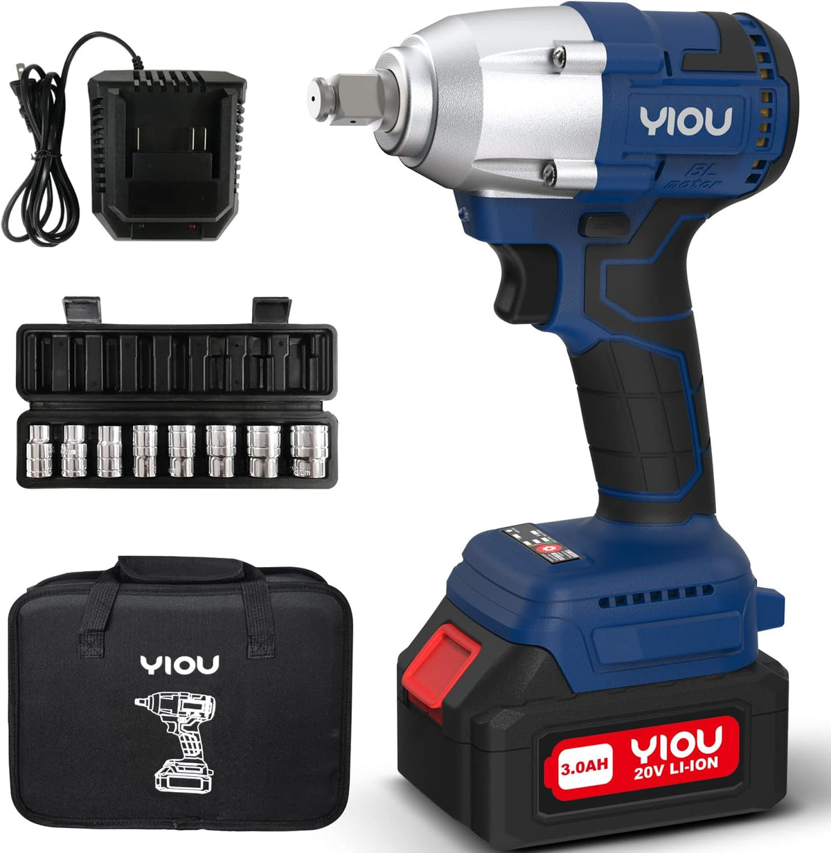 20V MAX Cordless Brushless Impact Wrench 1/2 inch O7038