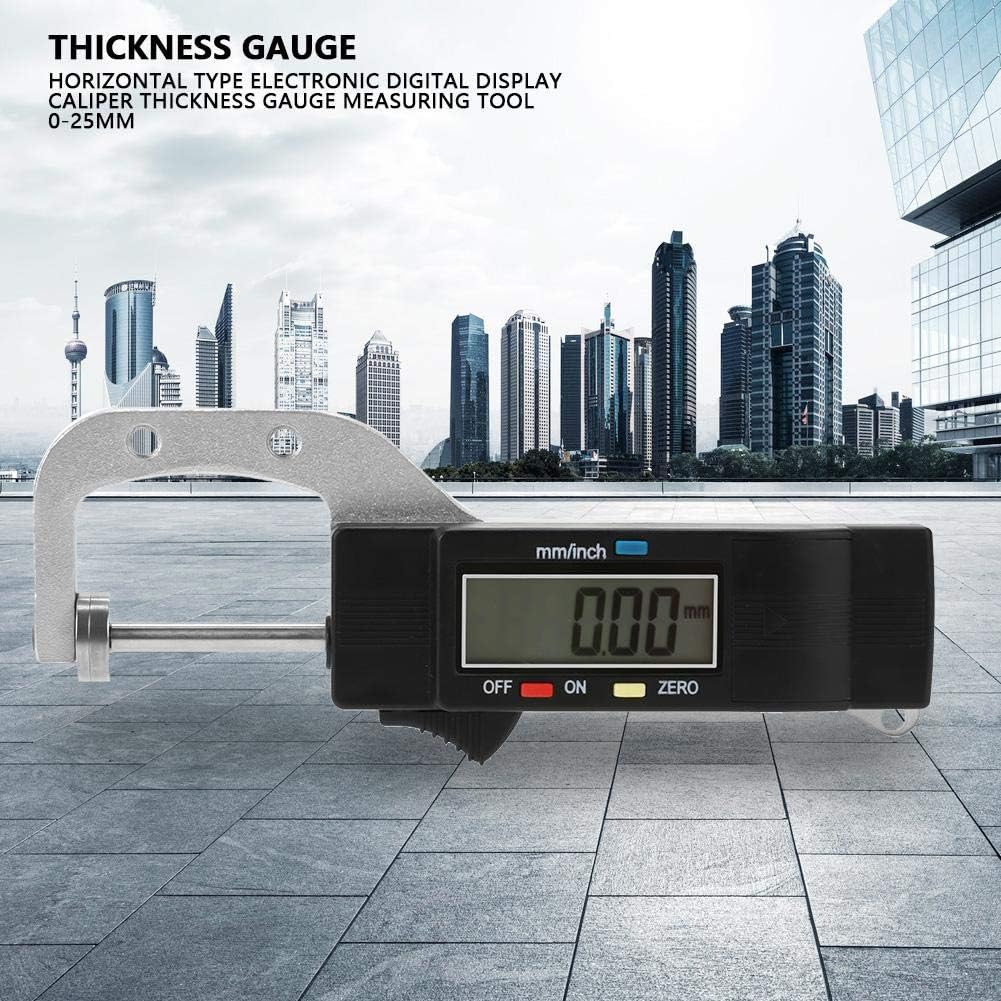 0-25mm Horizontal Electronic Digital Display Thickness Gauge Measuring Tool L29608