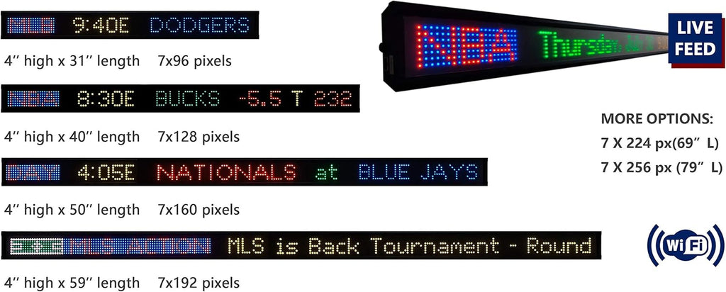 59-69-79 Inch LED Sign E56857