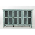 Wood Accent Cabinet with 6 Doors W4075