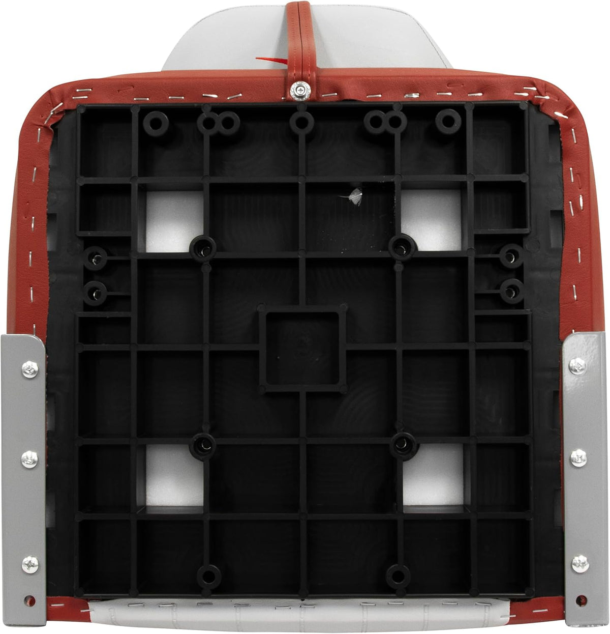 Grey/Red High Back Boat Seat W88108