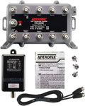 9 Port Bi-Directional Cable TV Splitter Signal Booster Kit F55407