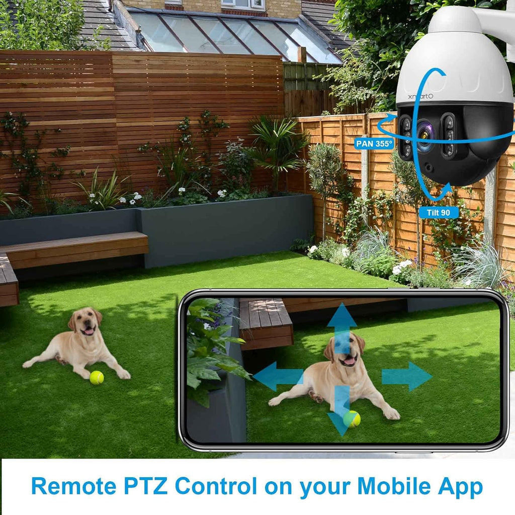 5MP 40x Zoom Auto-Track Rotation Wireless Security Camera L132345
