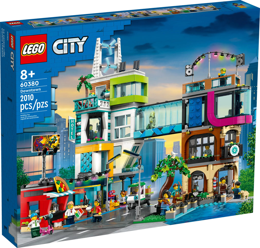 LEGO City Building Toy Set with 14 Minifigure Characters and Dog Figure S390733