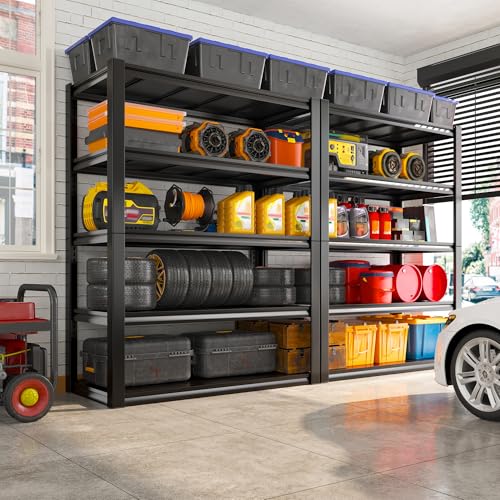 48" W x 24" D x 72" H Metal Garage Shelving I4739