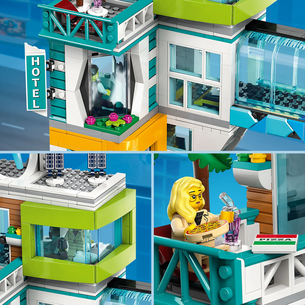 LEGO City Building Toy Set with 14 Minifigure Characters and Dog Figure S390733