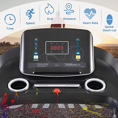 3.5HP Electric Motorized Treadmill with 10MPH Speed L4074