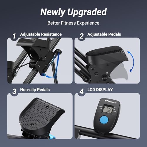 Compact Folding Vertical Climber Machine with Adjustable Handlebar & Pedals C4390