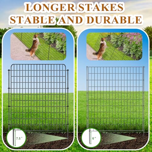 36 in x 25 ft Decorative Metal Garden Fence N2728