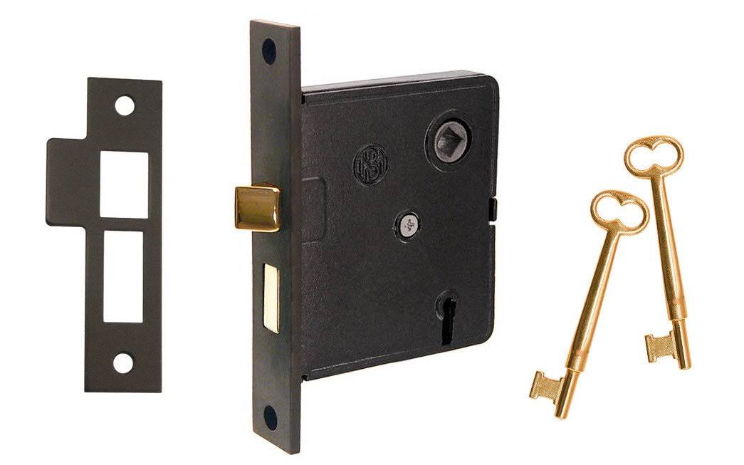 Brass Mortise Lock Set Oil Rubbed Bronze W863100