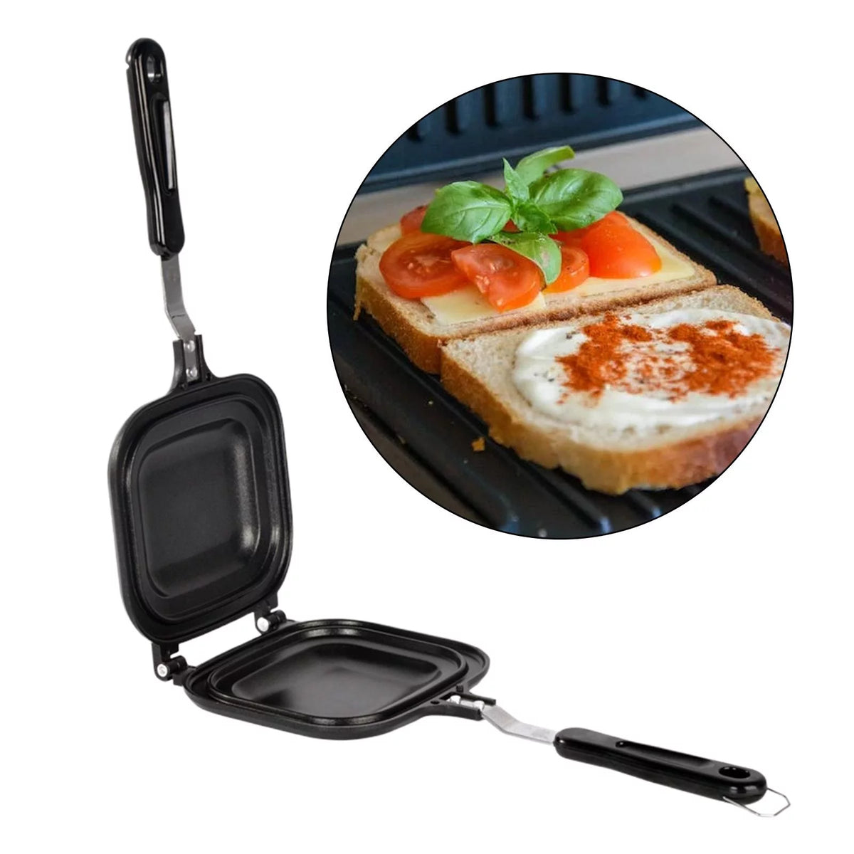 Double Sided Non Stick Breakfast Press W52726