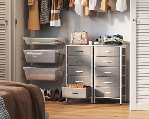 5 Drawer Fabric Dresser with Steel Frame Z292115