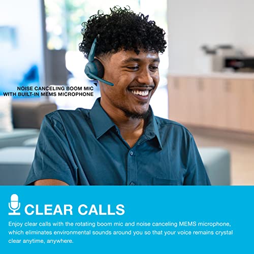 Teal On-Ear Wireless Headset with 50+ Hours Playtime K1296