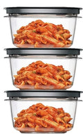 12 Piece Food Storage Set with 6 Containers and 6 Lids X43892