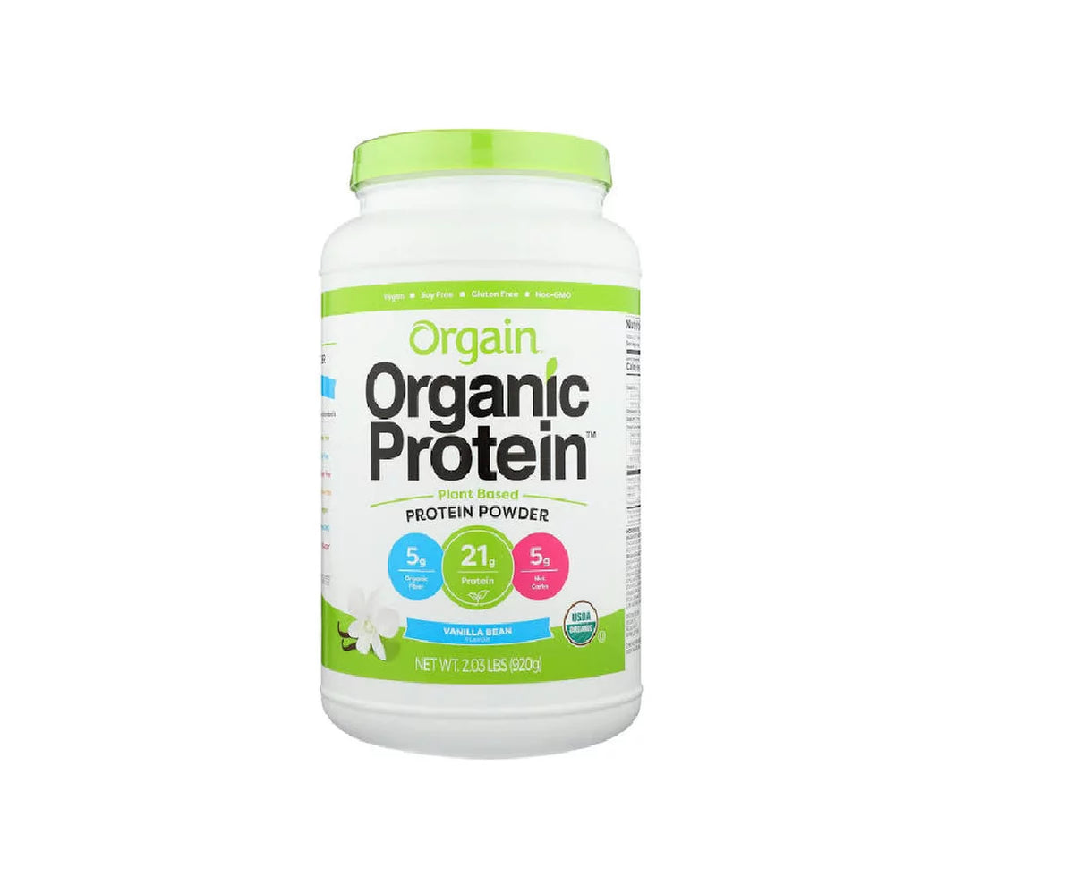 Sweet Vanilla Bean Organic Protein Powder, 2.05 lb W30948