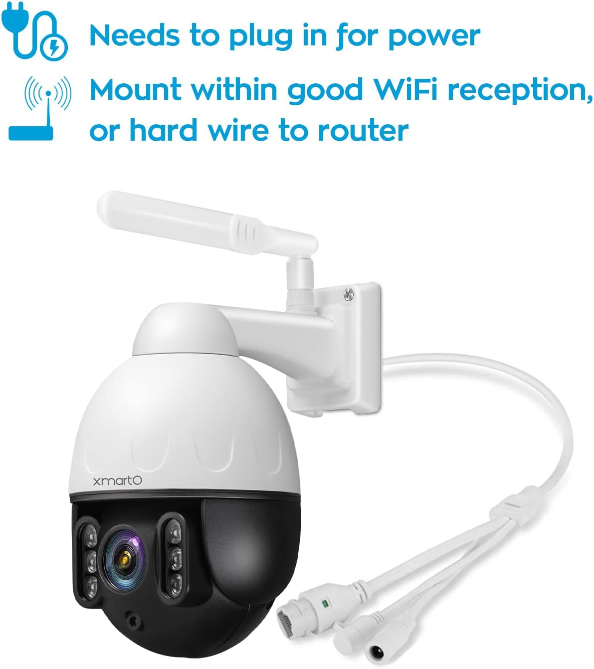 5MP 40x Zoom Auto-Track Rotation Wireless Security Camera L132345