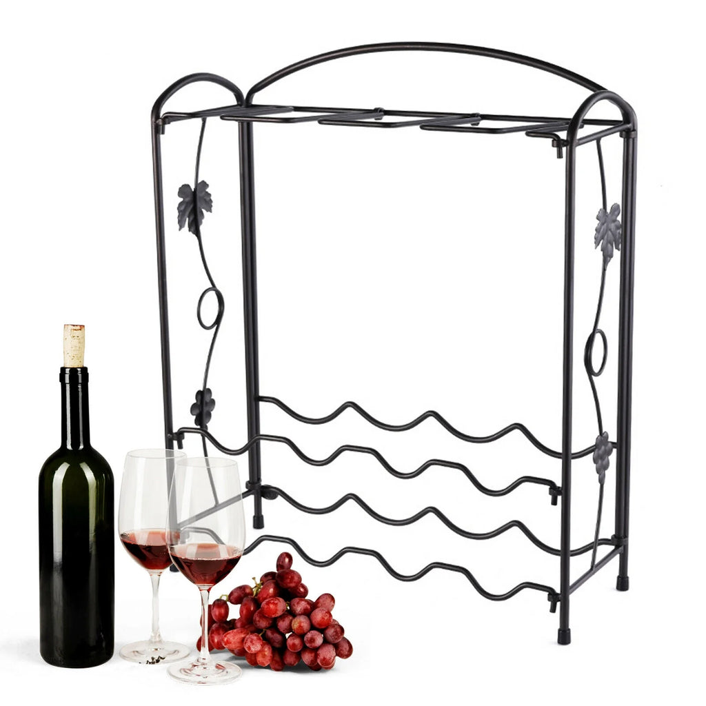 2-Tier 8 Bottles Stackable Wine Rack X265
