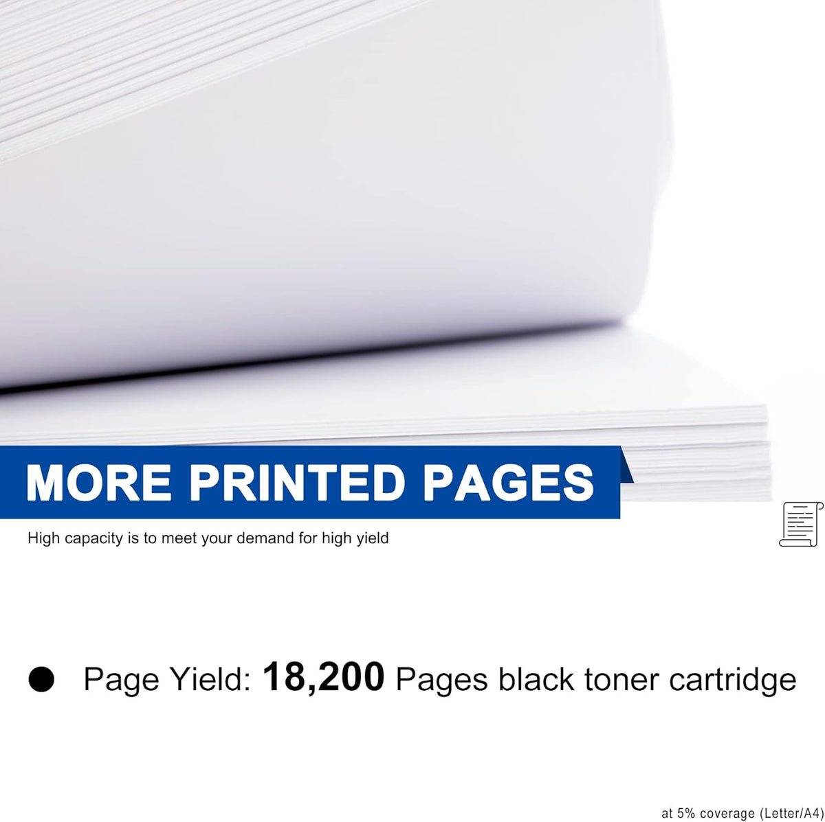Black High Yield Toner Cartridge 2 Pack V285738