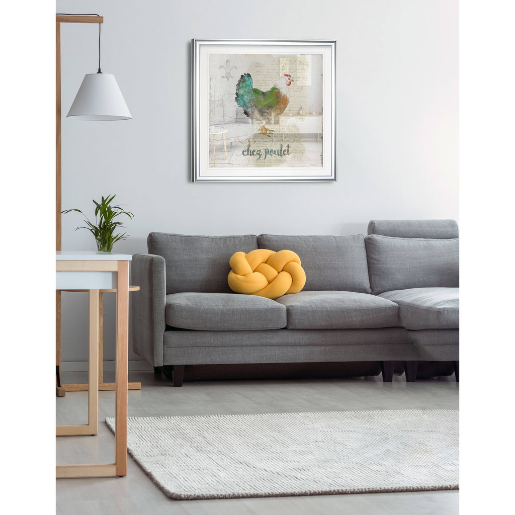 Teal Tree Framed Giclee Print 32 x 32 A89113