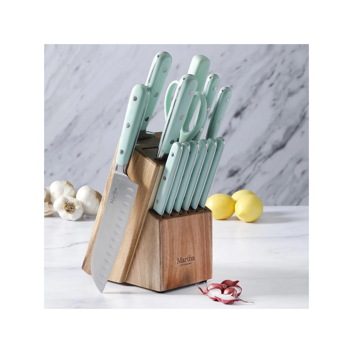 14-Piece Cutlery Set with Wood Block G51771
