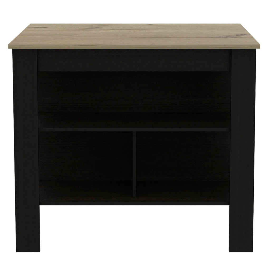 White Light-Oak Kitchen Island Q199163